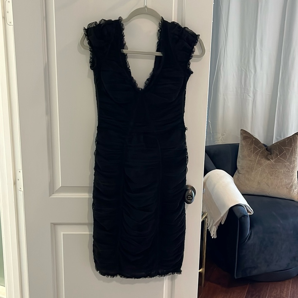 D&G Black Silk Cocktail Dress